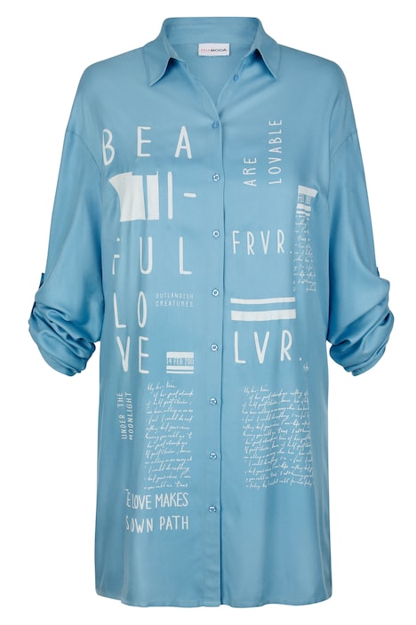 Longbluse, Hemdkragen, Langarm
