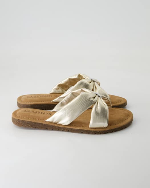 Lazamani LA33766 Pantoletten in Gold