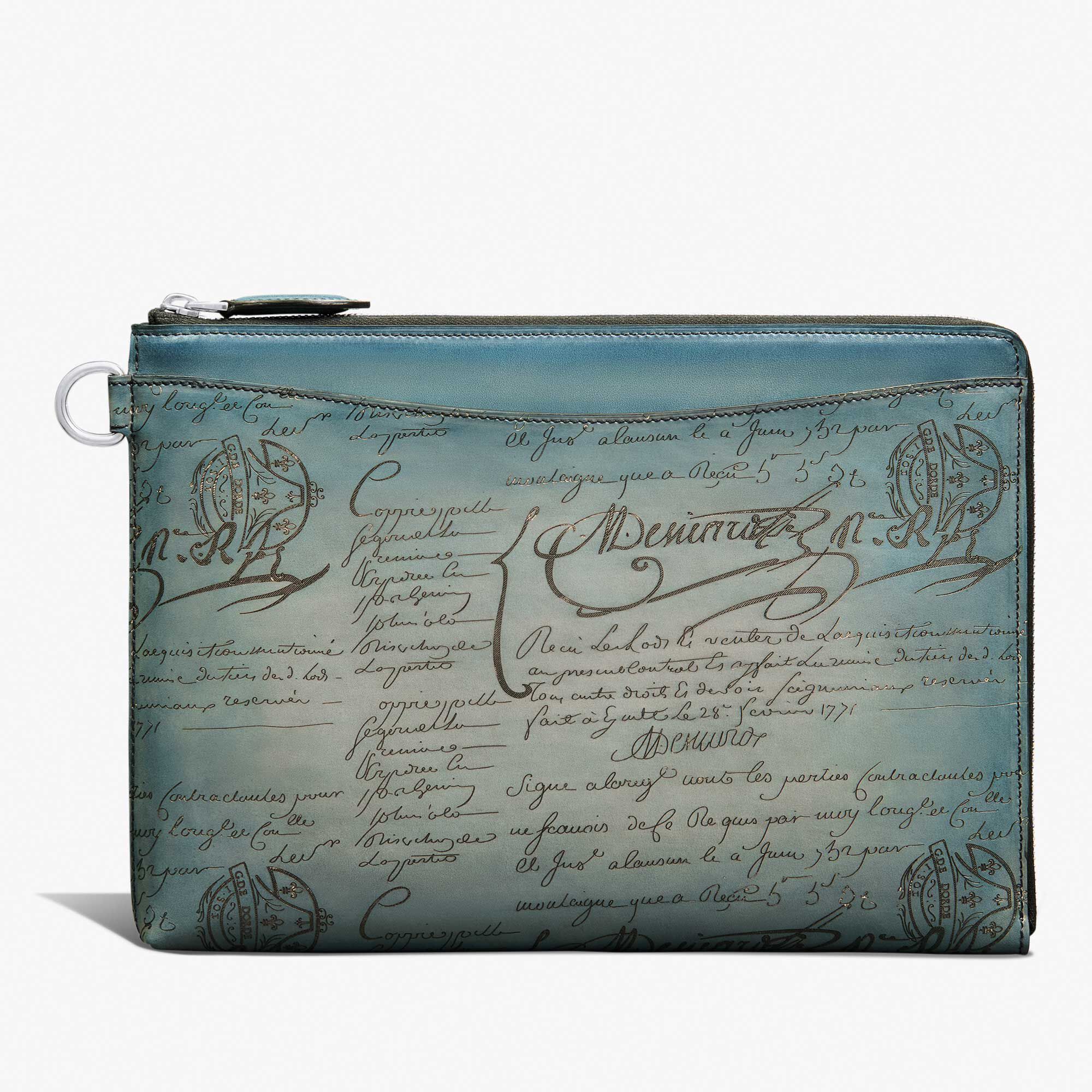 Pochette Nino GM En Cuir Scritto Swipe