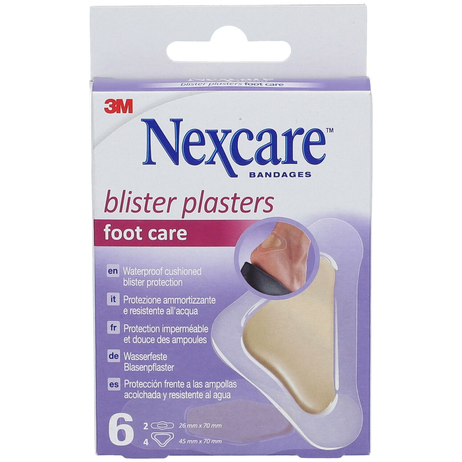 Nexcare™ blister plasters foot care