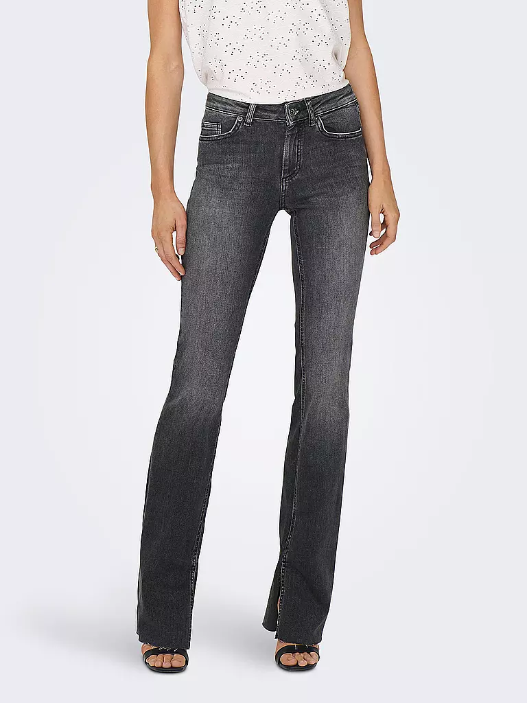 ONLY Jeans Flared Fit ONLBLUSH schwarz