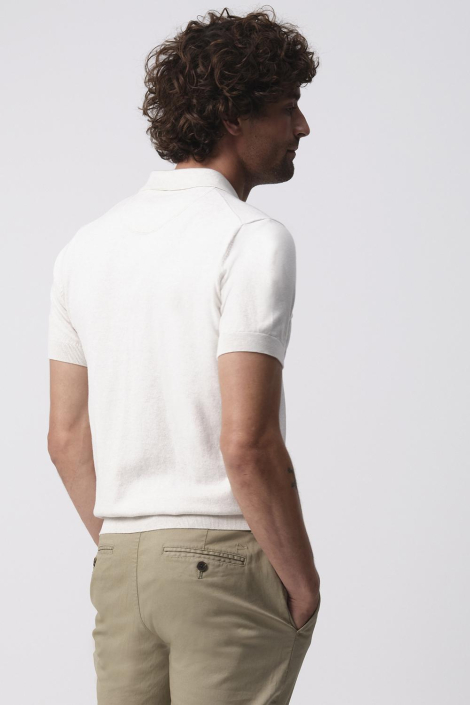 Campbell grijze heren polo