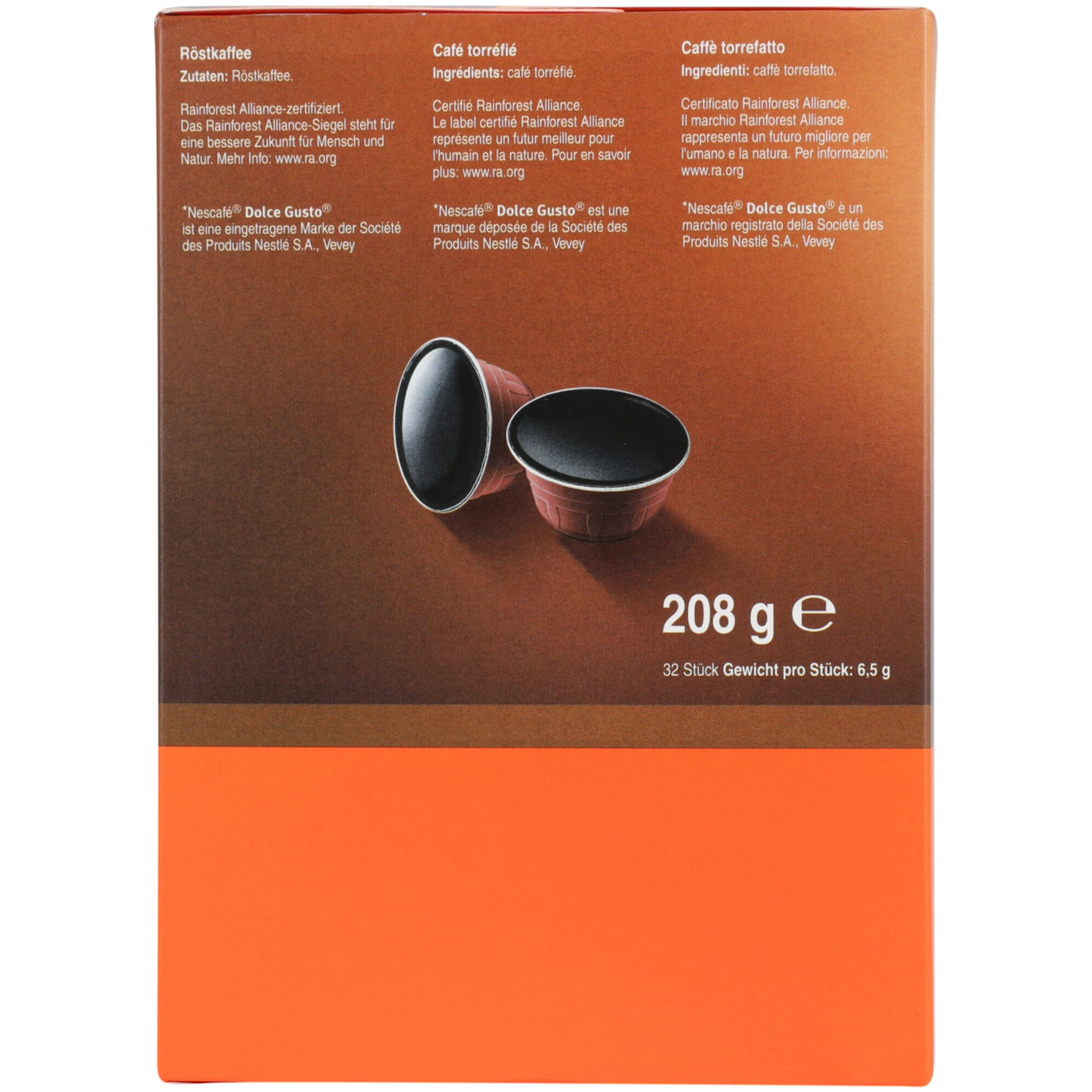 Prix Garantie Lungo Nescafé Dolce Gusto kompatible 32 Kapseln