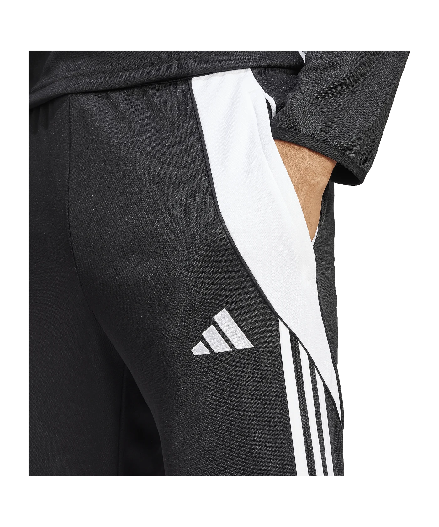 adidas Tiro 24 Trainingshose Slim Schwarz Weiss
