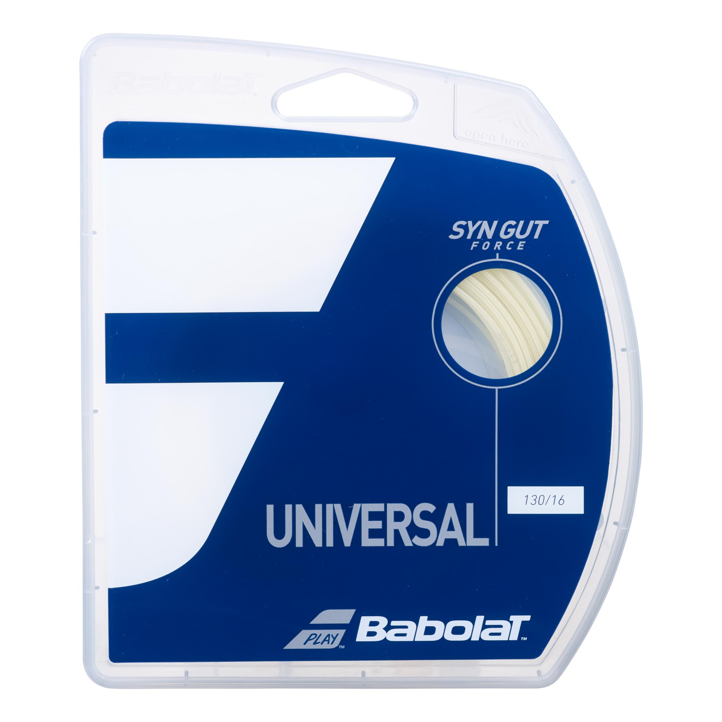 Babolat Synthetic Gut Force Cordage En Garniture 12m - Écru