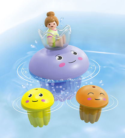 Playmobil Junior Aqua - Junior & Tinti Colourful Jelly Fish - 71