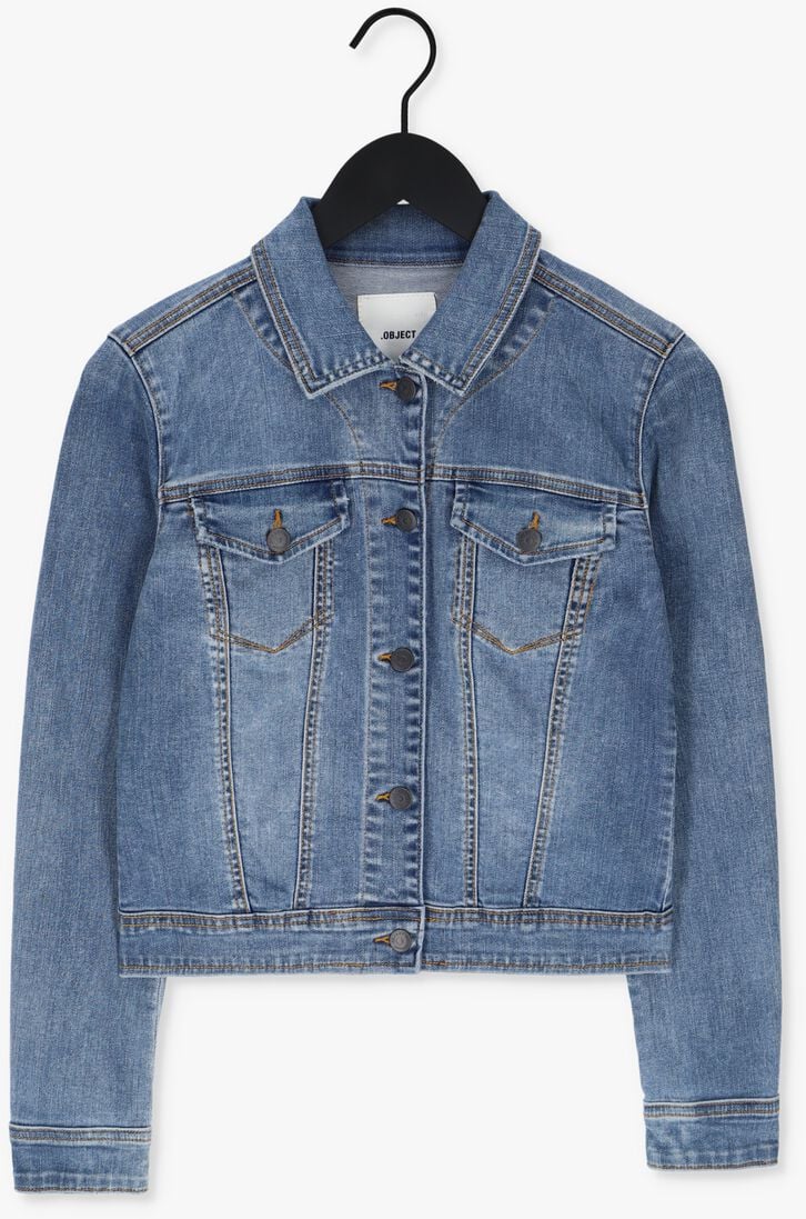 OBJECT lichtblauwe object spijkerjas objwin new denim jacket noos