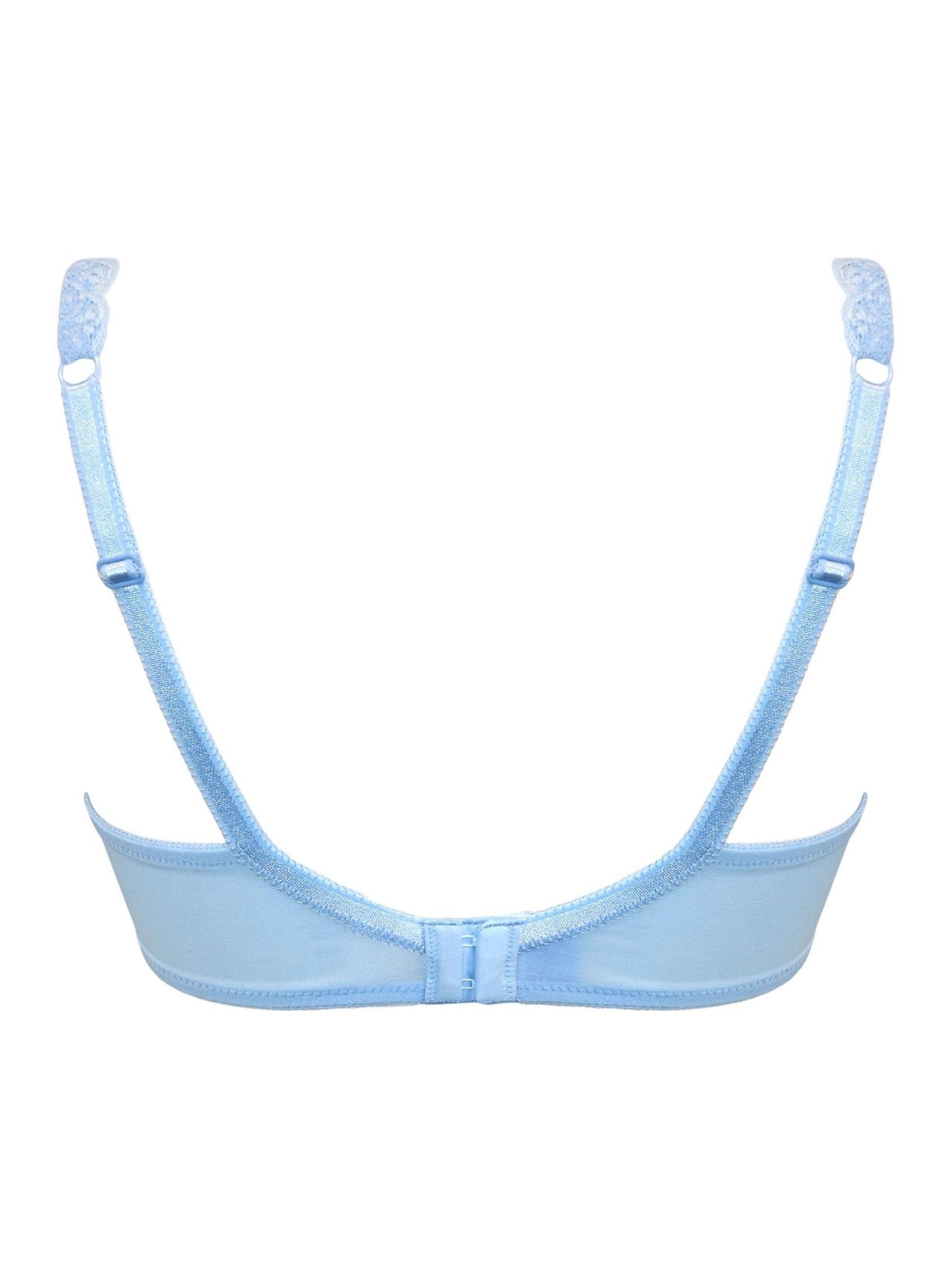 Blauw - Pour Moi - Laag uitgesneden Rebel beha