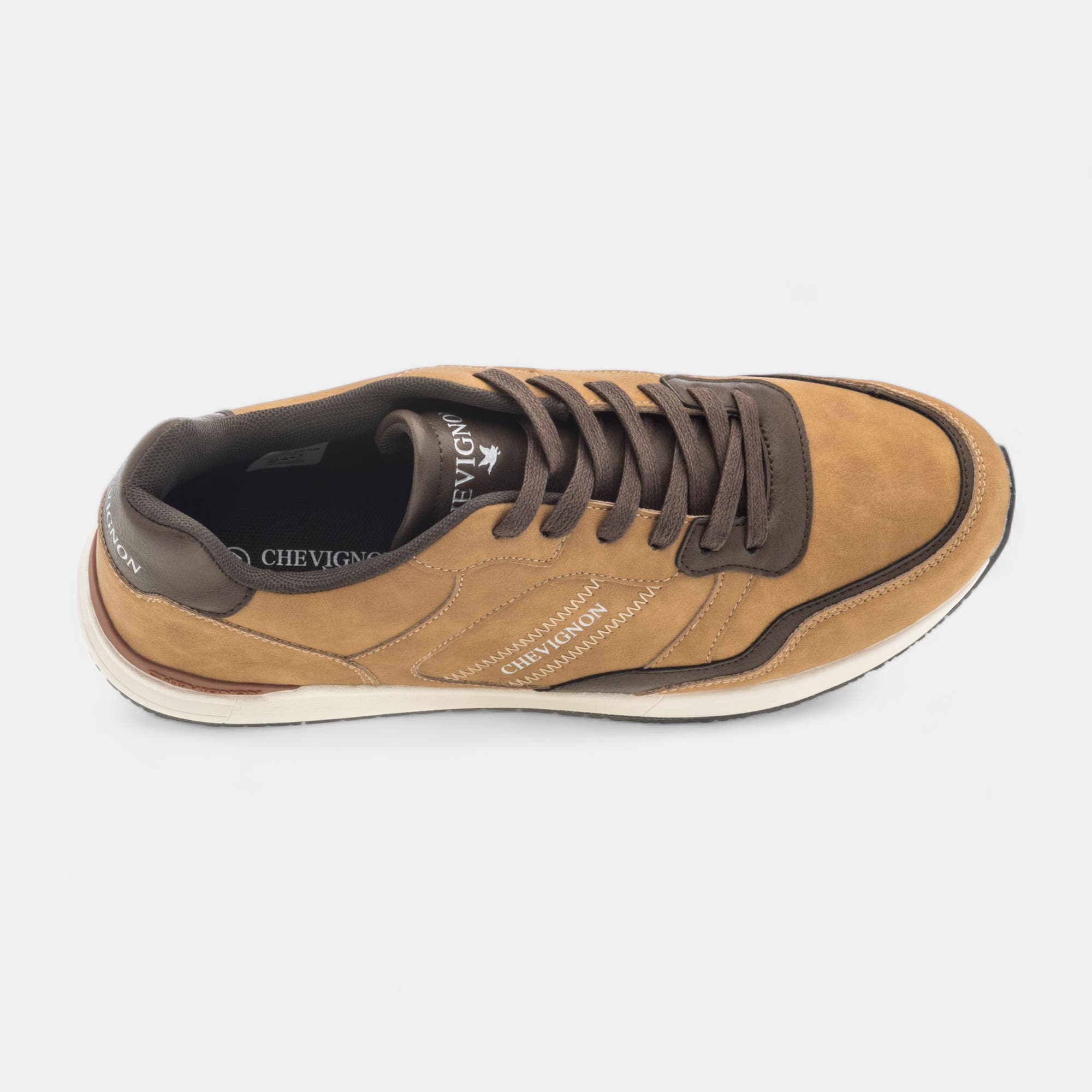 Baskets basses Homme cognac
