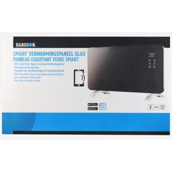 Verwarmingspaneel 1500W zwart