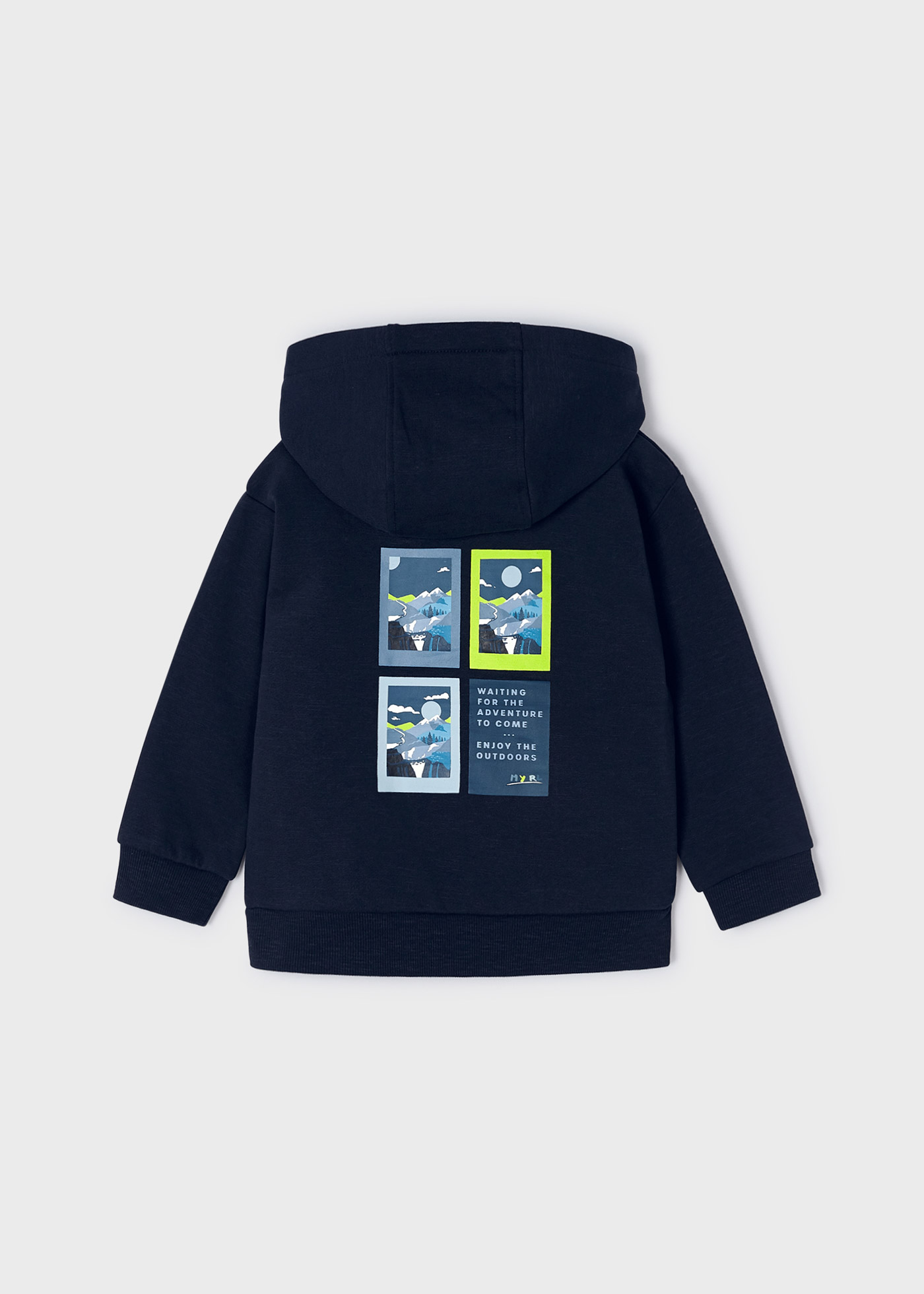 Moletom infantil Better Cotton com estampa nas costas