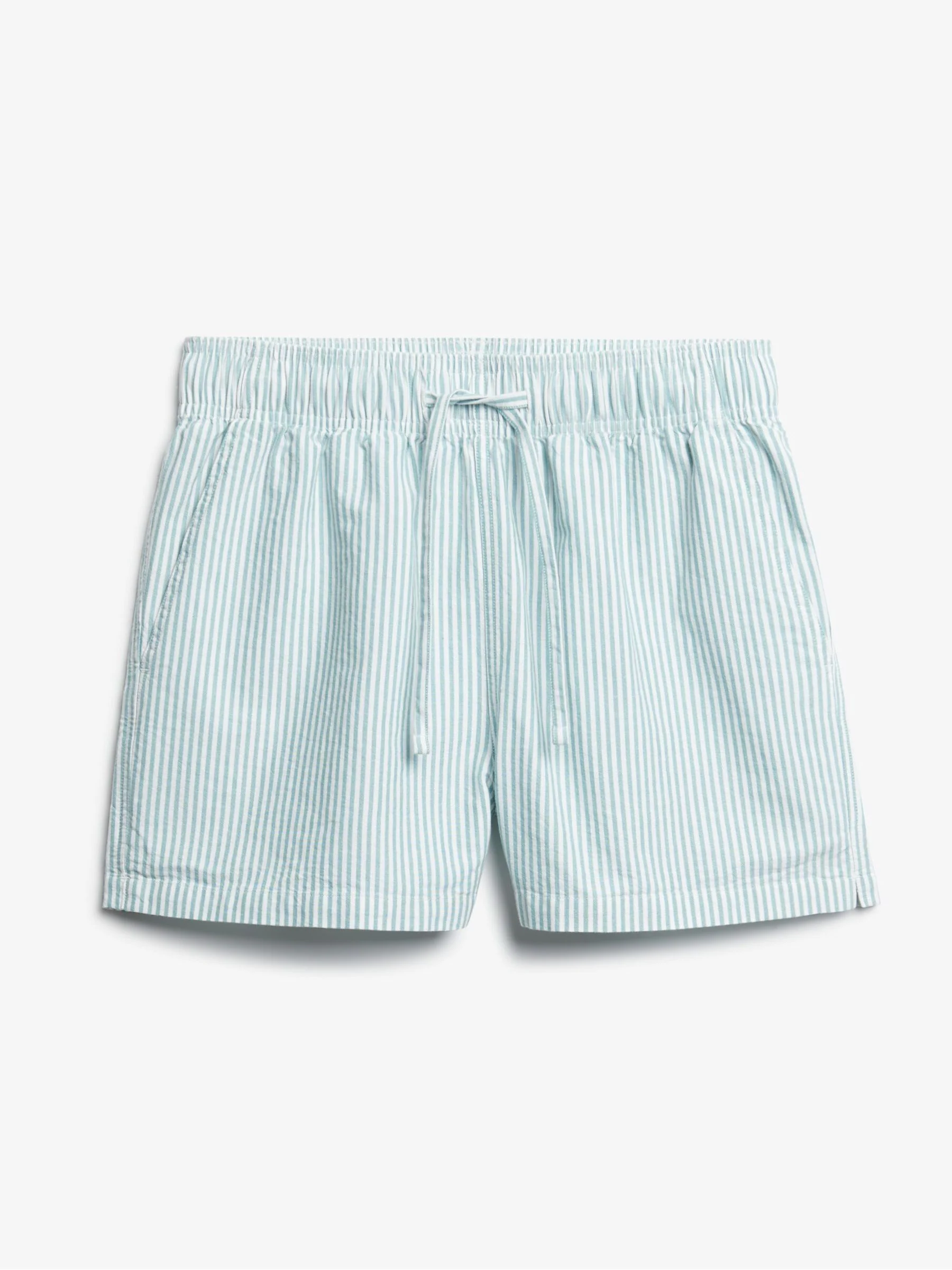 Groen/wit - Superdry Stripe Elastic 100% Cotton Shorts