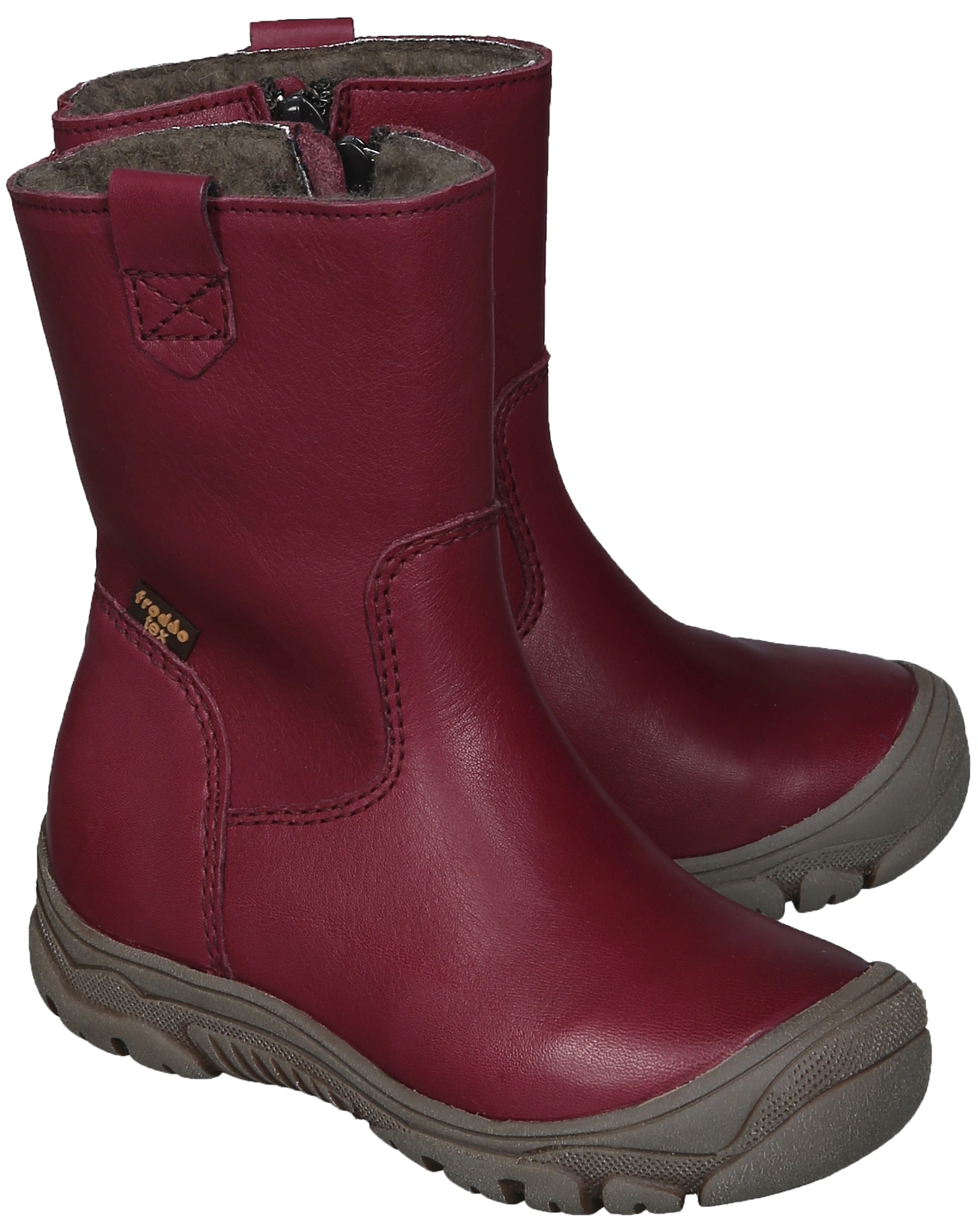 Winter-Boots LINZ WOOL in bordeaux