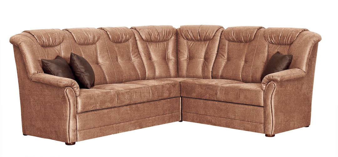 Ecksofa Linz Braun 277 x 219 cm