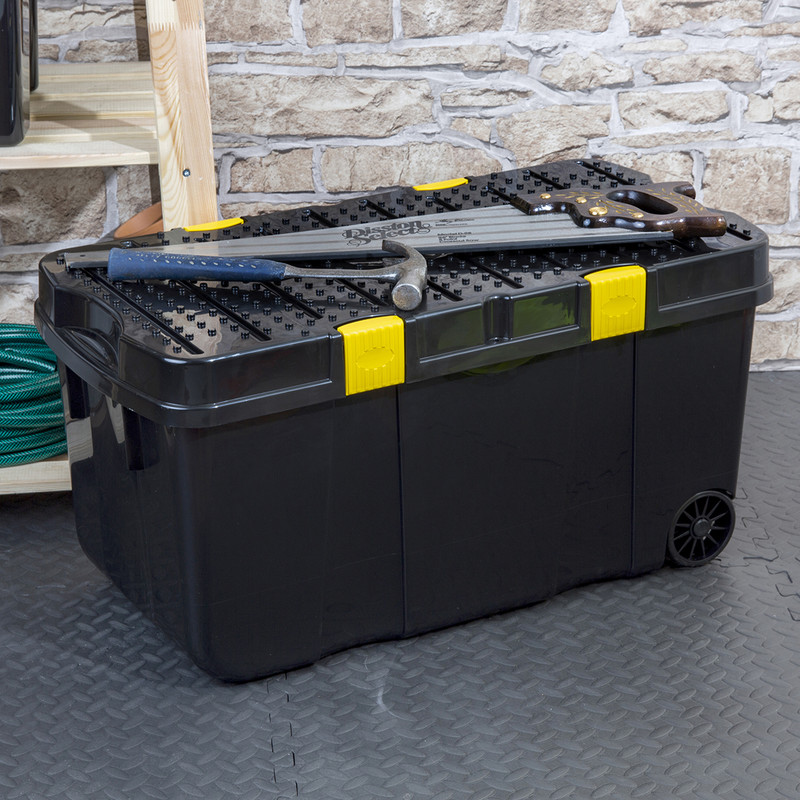 Wham opbergtrunk met wieltjes Doos 100L