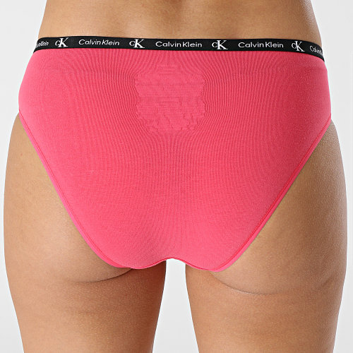 Lot De 2 Culottes Femme QD3991E Rose Blanc Chiné