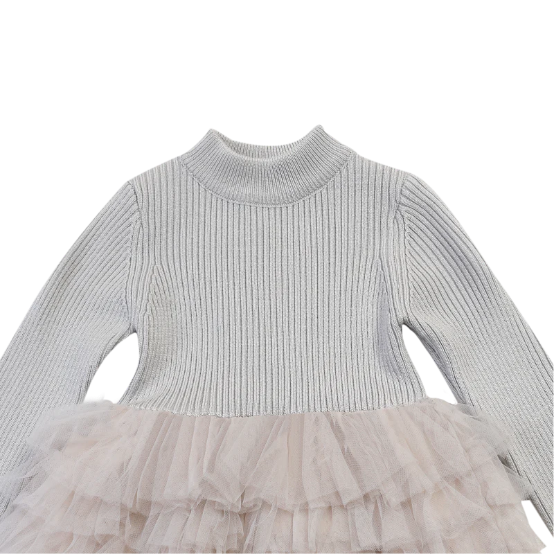 Cecilly Dress | Light Grey