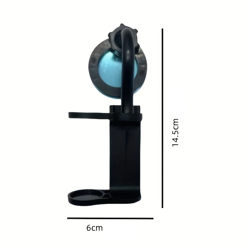 Universal MagSafe Gitarren Smartphone Halterung 360° Drehbarer Handy Clip für Gitarre / Bass / Ukulele - Schwarz