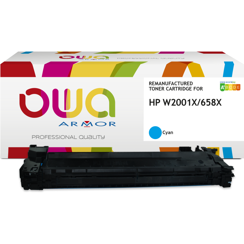 Toner remanufacturé OWA - haute capacité - pour HP W2001X