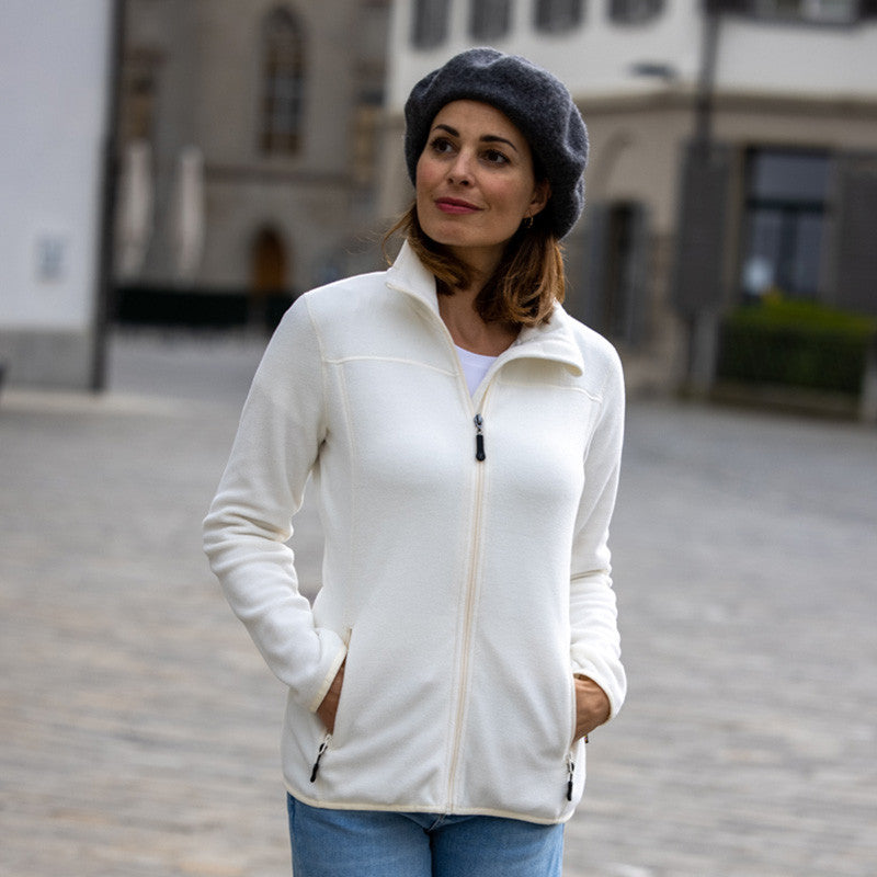 Frauen Fleecejacke Maika off white (egret)