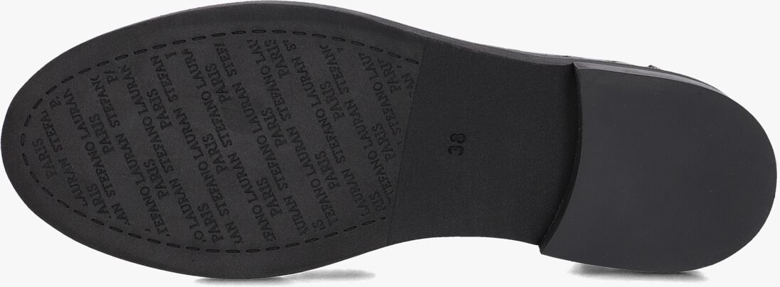 zwarte stefano lauran loafers 12032