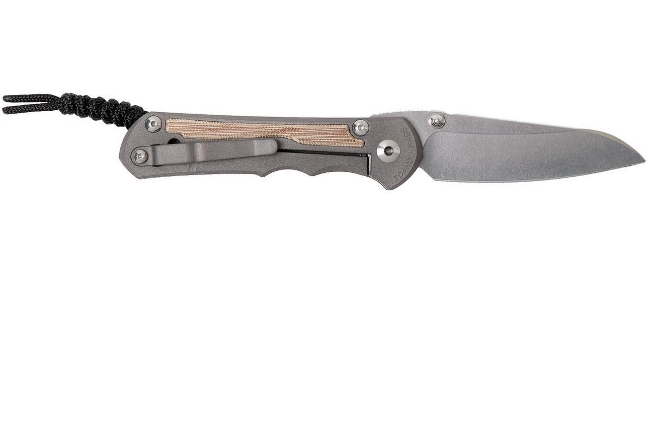 Chris Reeve Large Inkosi Insingo Natural Micarta Inlay LIN-1030 zakmes