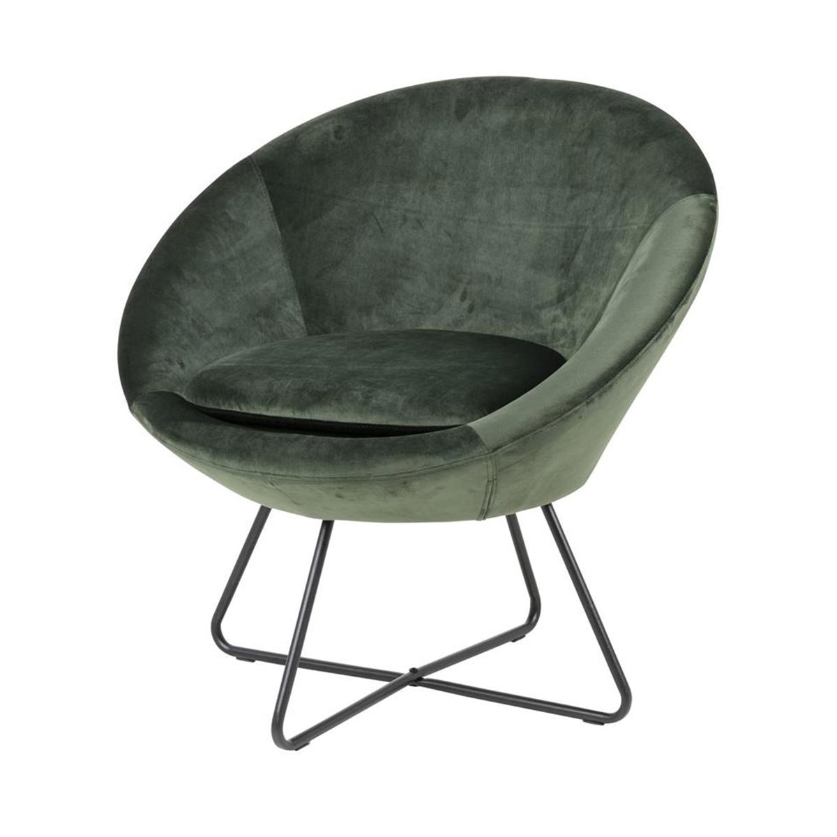 Fauteuil Merel Donkergroen