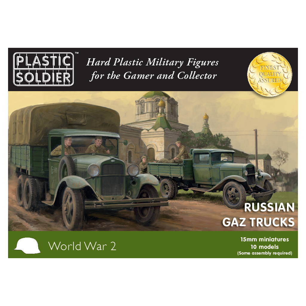 15mm Russian GAZ Trucks