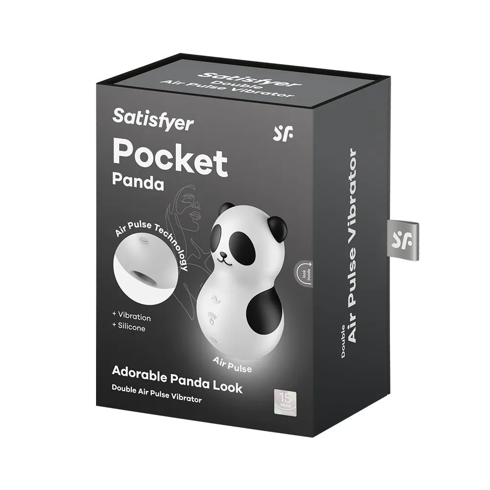 Satisfyer Pocket Panda - 1 stk.