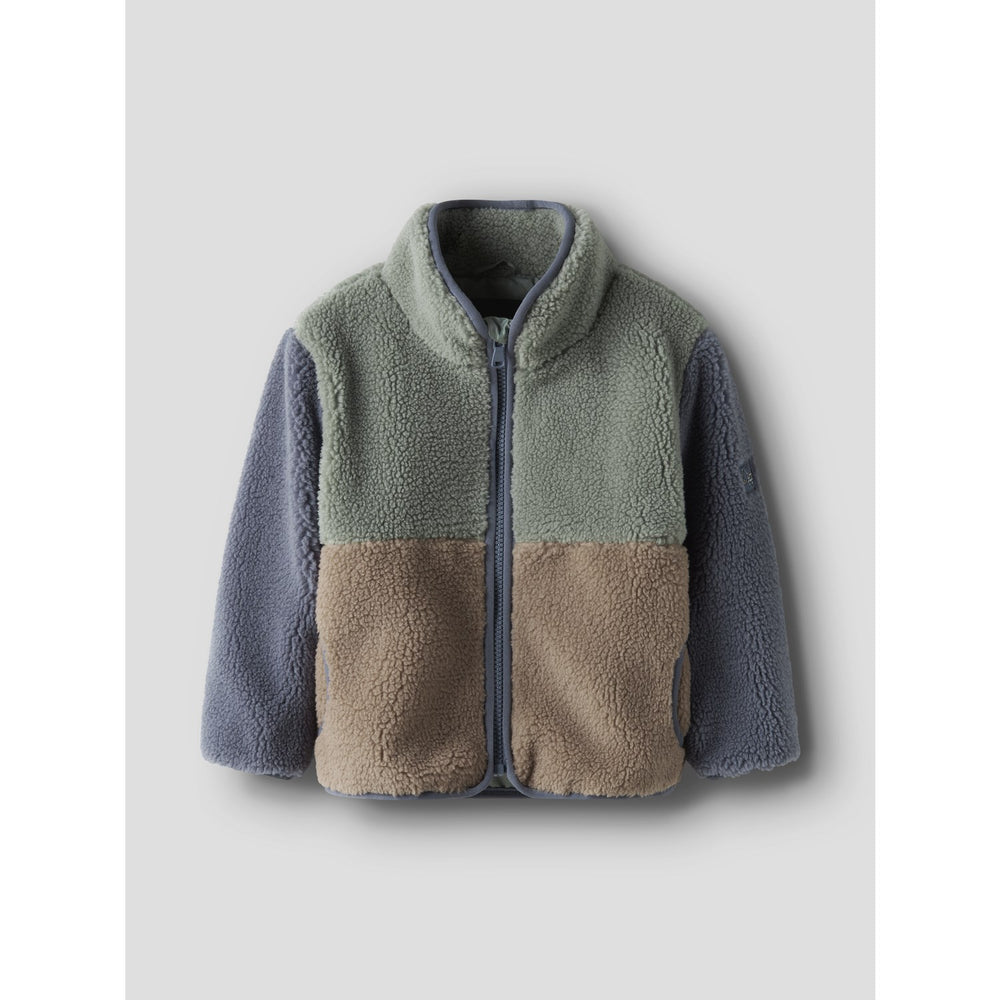 Køb Name It Chinois Green Nmmmimba Sherpa Jakke