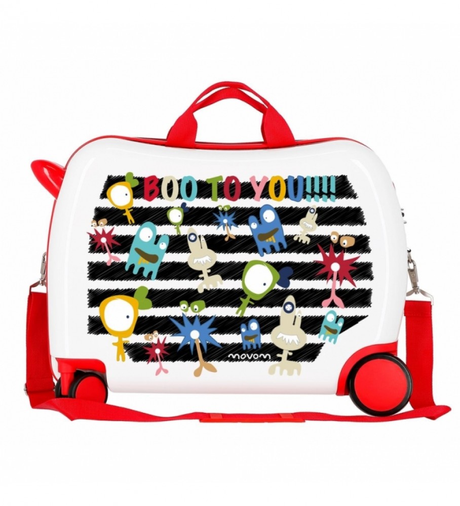 Mala de passeio Movom com 2 rodas multidirecionais - Movom Boo to You - 38x50x20cm -