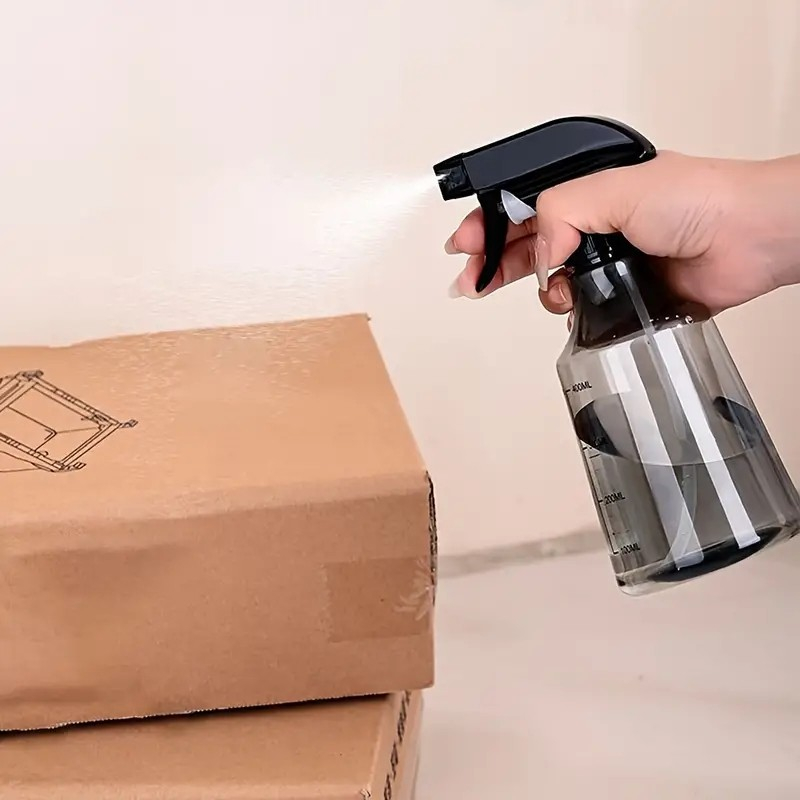 (400ml) Garten Sprühflasche Nachfüllbare Haushalts Feinsprühflasche für Blumen / Pflanzen / Reinigung - Grau