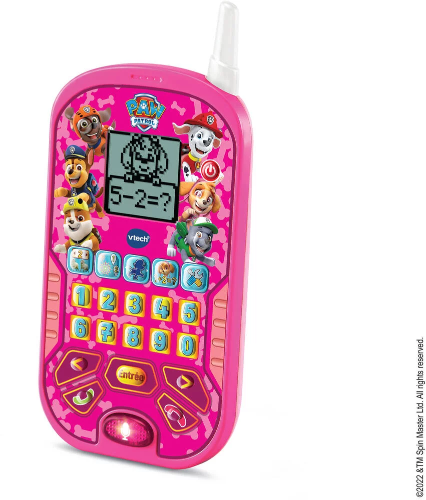 PAT'PATROUILLE -  LE SMARTPHONE ÉDUCATIF ROSE