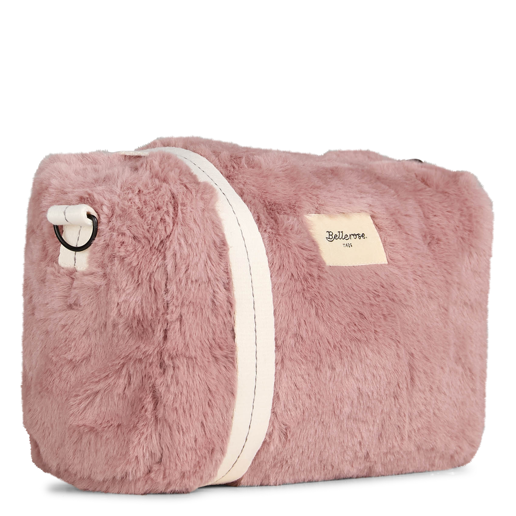 HANOMY - Sac bandoulière effet fourrure | Rose