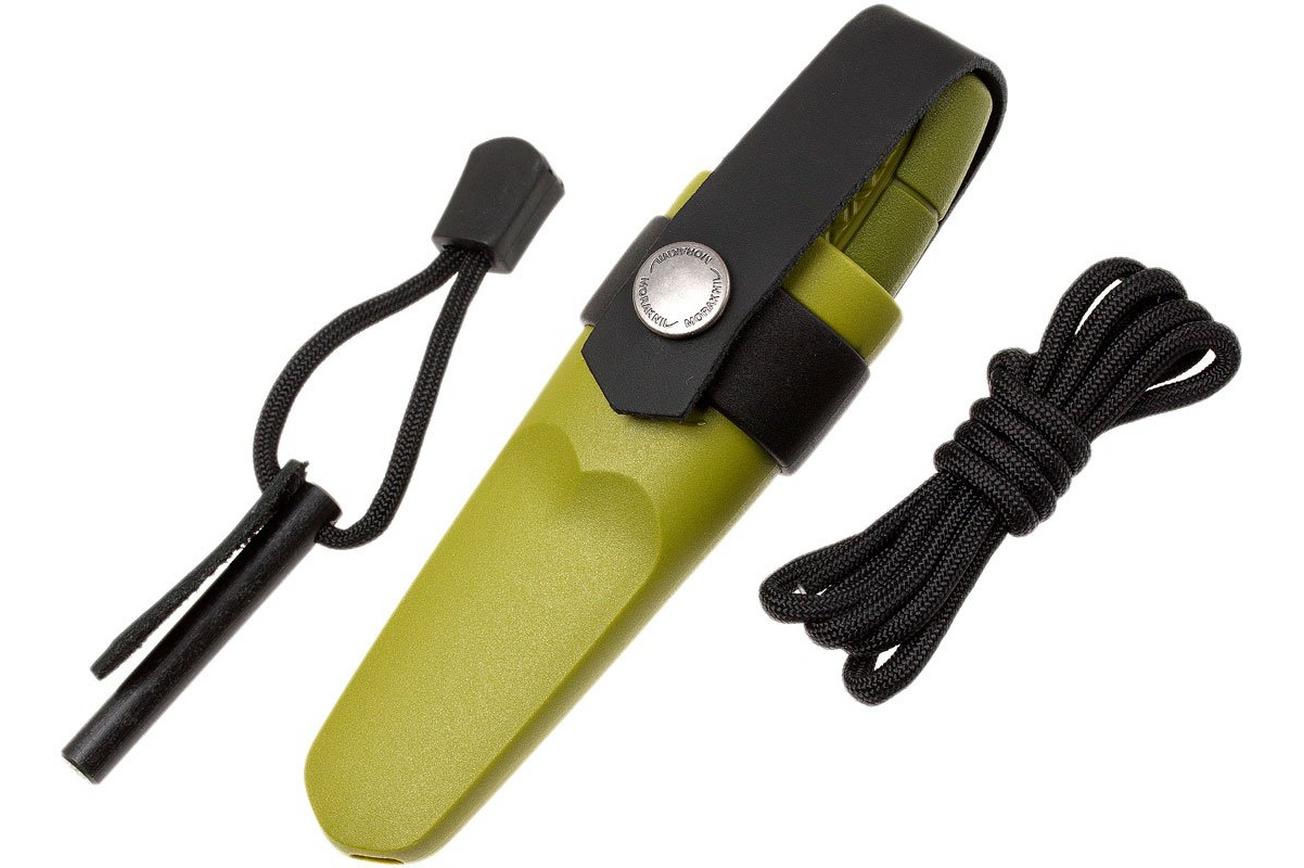 Mora Eldris Green 12633 nekmes met luxe schede en firesteel