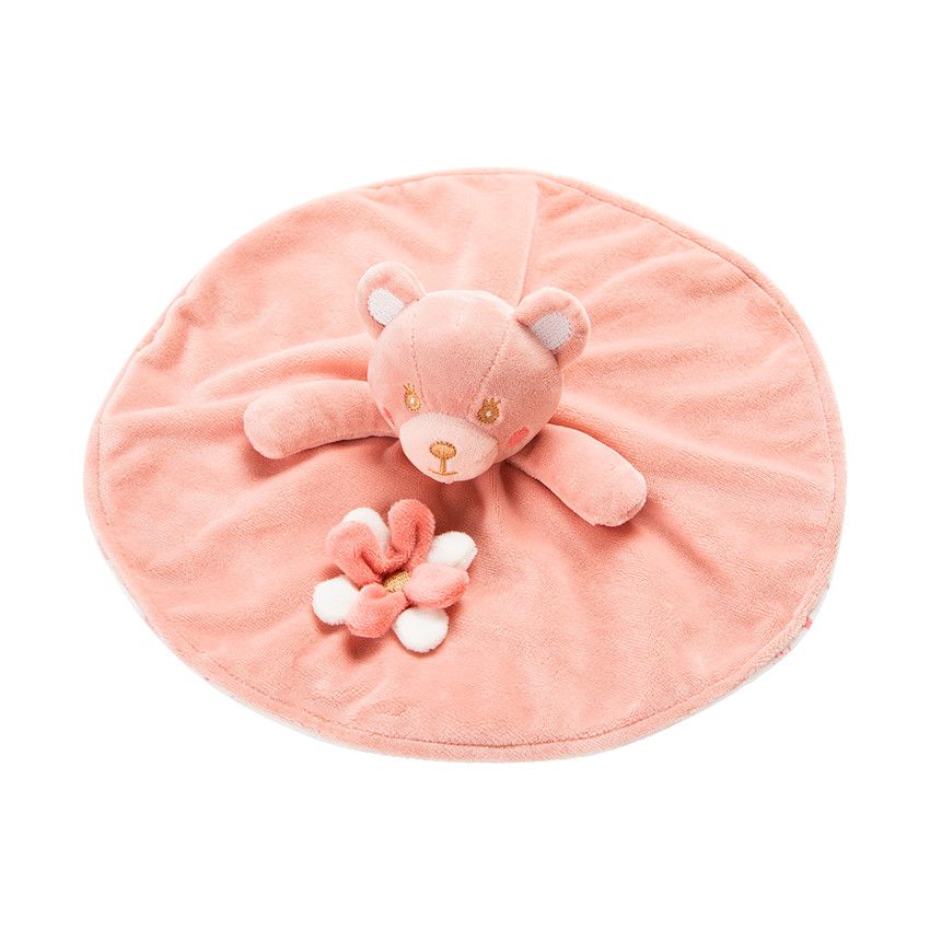 Doudou plat ours - Multicolore