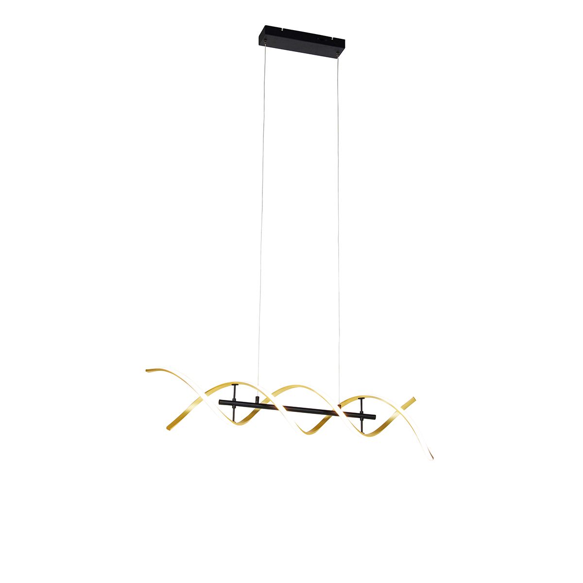 Hanglamp goud incl. LED 3-staps dimbaar in kelvin - Henk