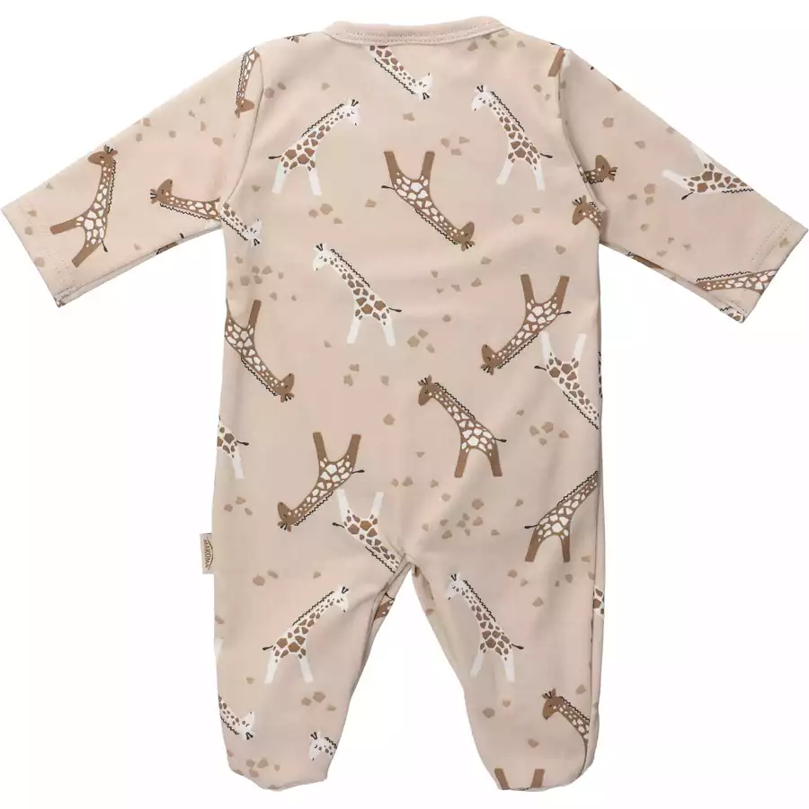 Makoma Strampler Giraffe braun