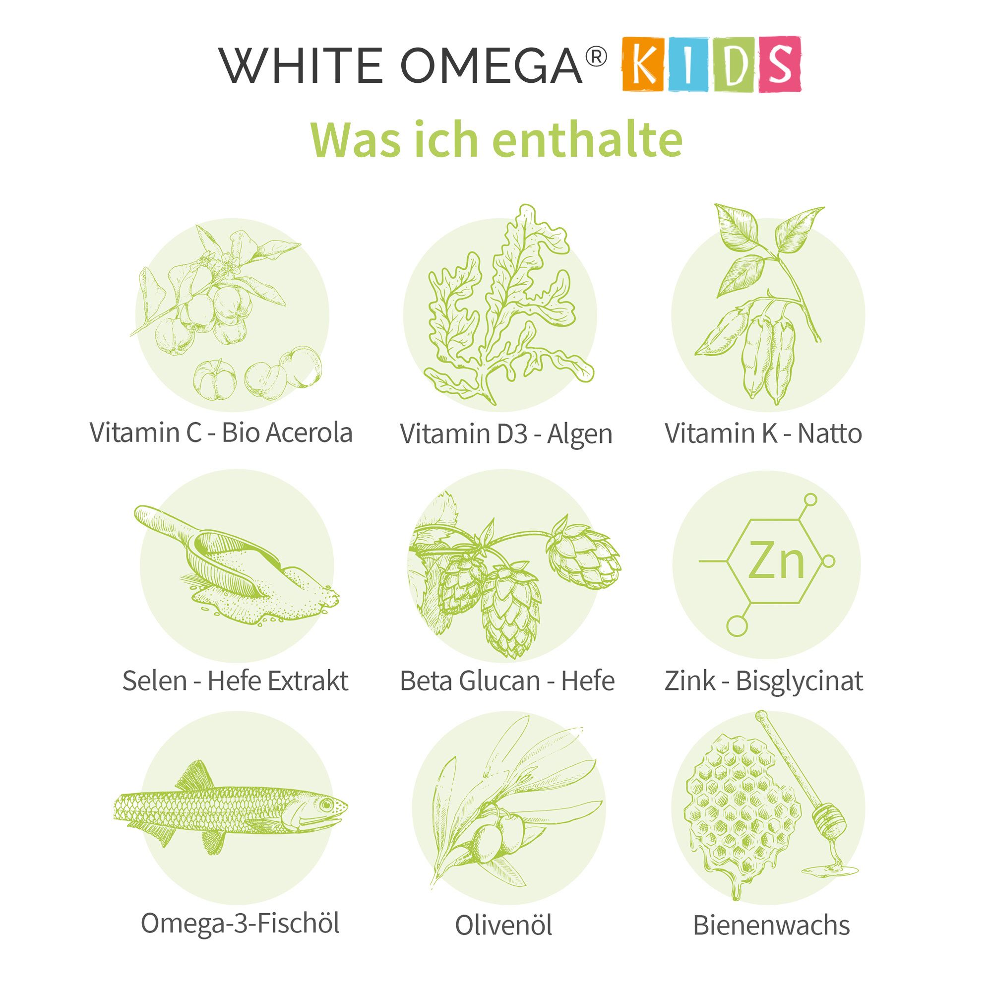 WHITE OMEGA® Kids Immun
