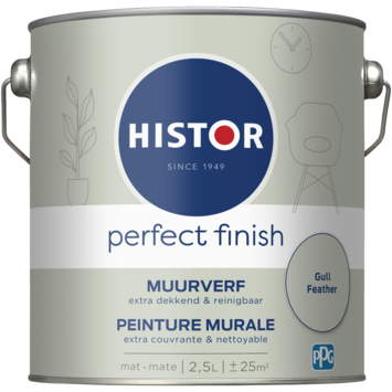 Histor Perfect Finish muurverf mat Gull Feather 2,5 liter