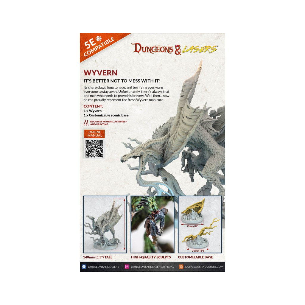 Dungeons & Lasers - Figurines - Wyvern