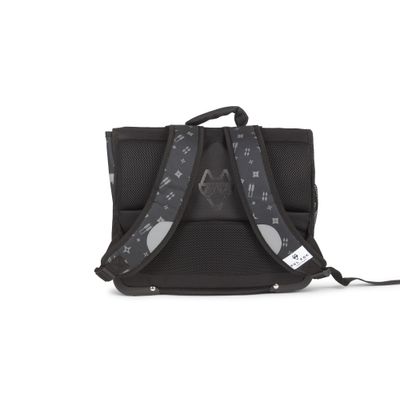 Cartable réversible Ninja - 38 cm - 2 compartiments - gris - Pol Fox
