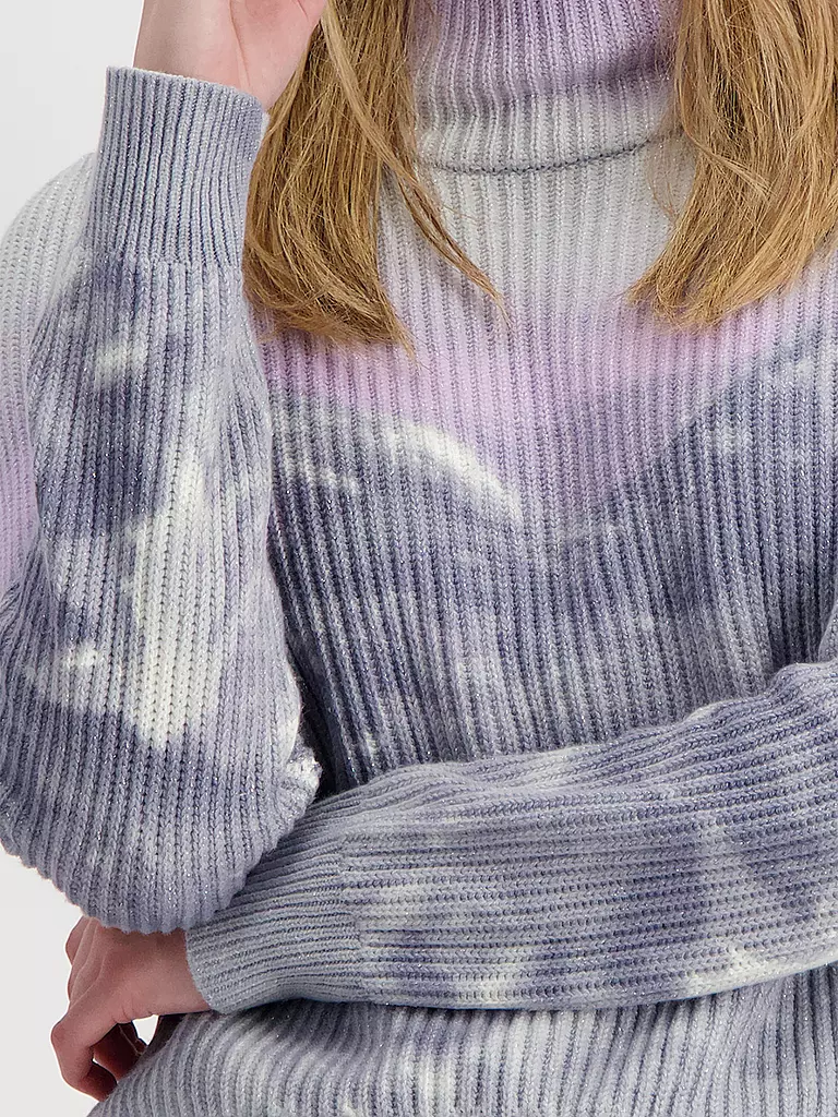 MONARI Rollkragenpullover lila