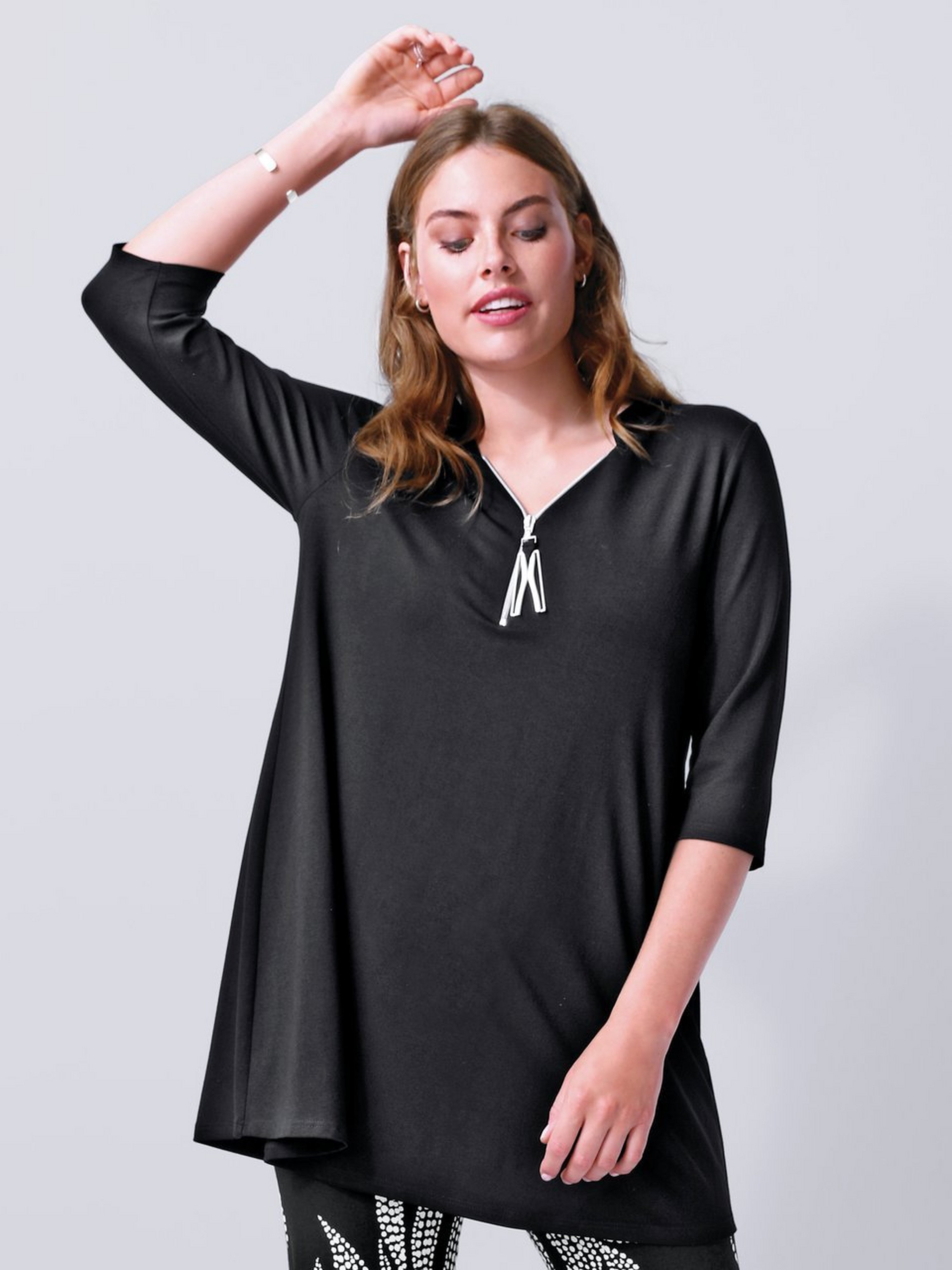 Long-Shirt mit 3/4-Arm