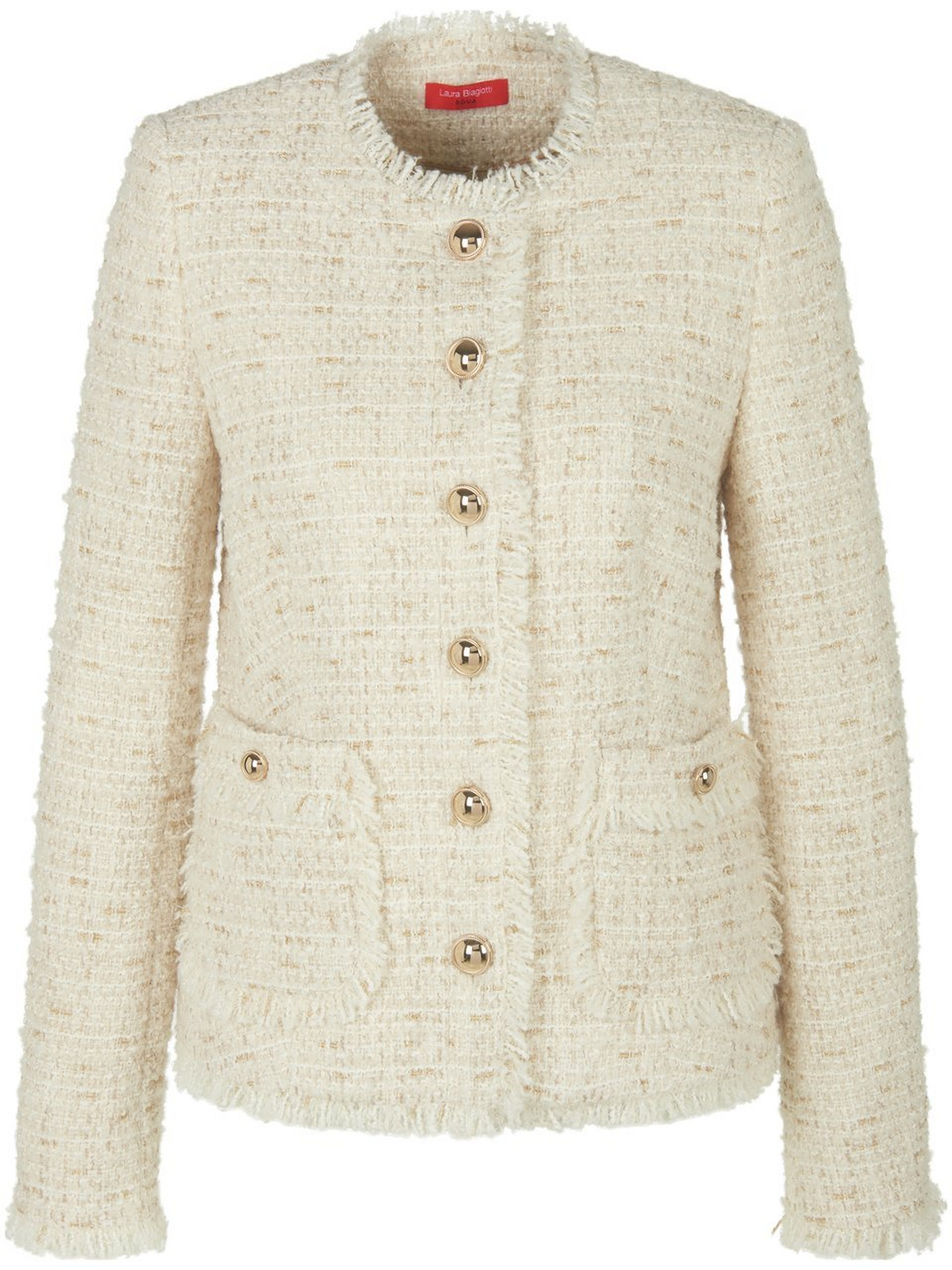 Jacke mit Fransenkanten
