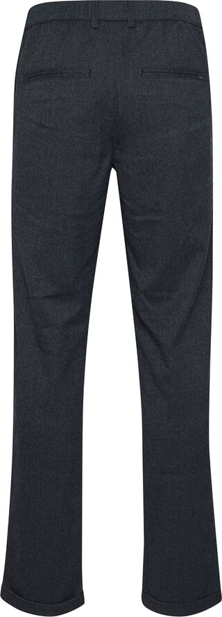 Casual Friday CFPANDRUP checked pants Dark navy