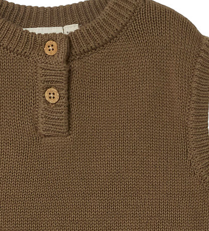 Lil Atelier Vest - Strik - NbmRamlo - Shitake