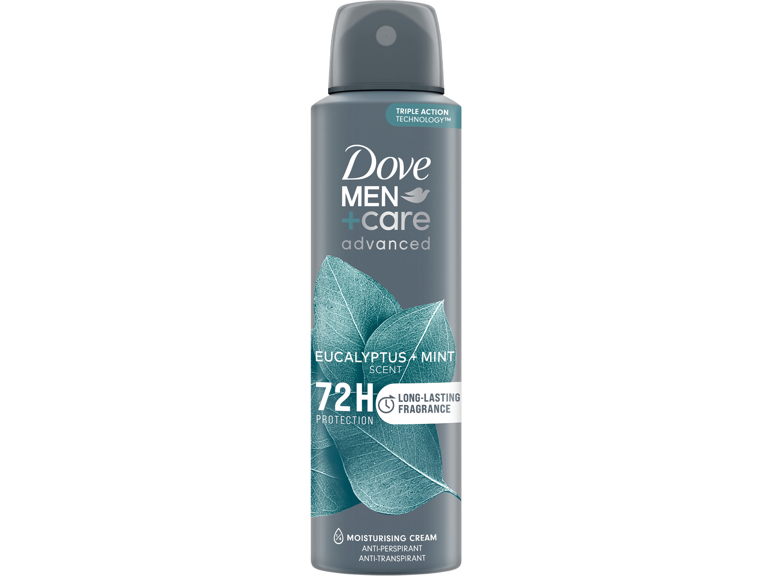 DESODORIZANTE SPRAY DOVE MEN EUCALYPTUS 72H 150ML