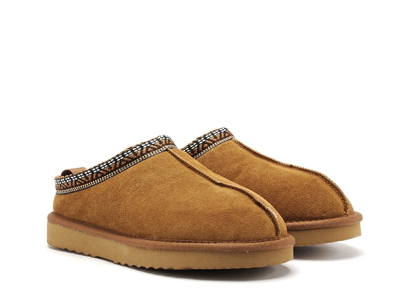 Kelara chaussons femme k31233 marron