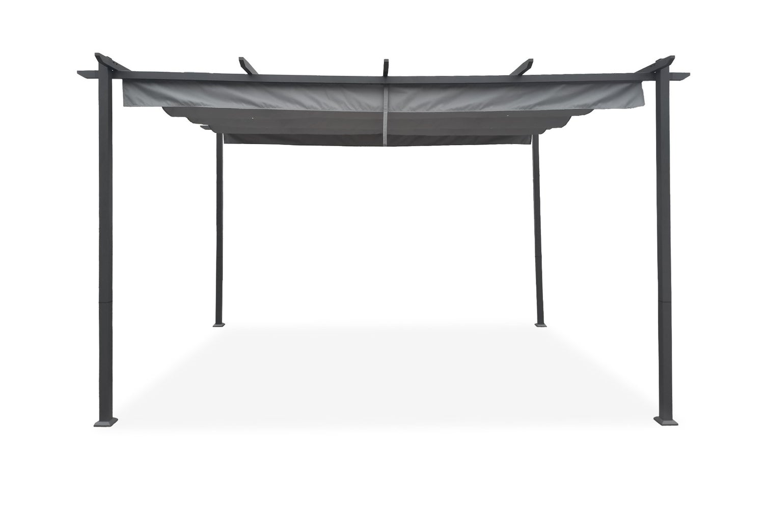 Pergola MIRA 400S300 Lichtgrijs Vrijstaand